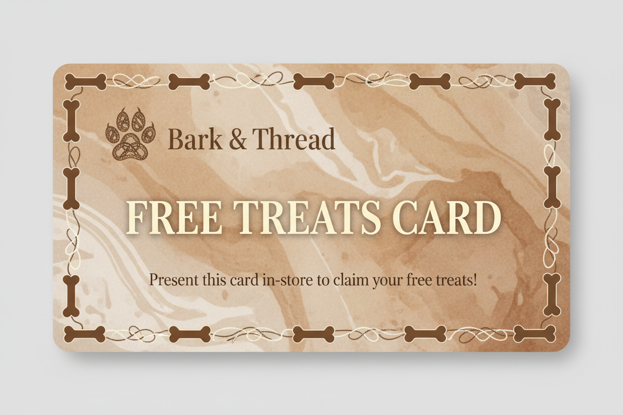 Free Treats Card